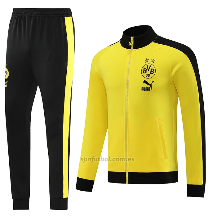 Chandal de Chaqueta del Borussia Dortmund 2023-2024 Amarillo